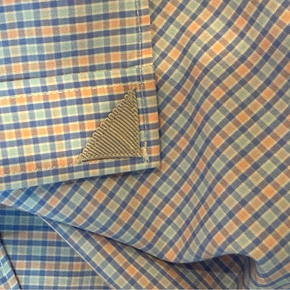 UNTICKit Men's Long Sleeve Wrinkle Free Plaid Button Down‎ Size Large - Picture 7 of 7